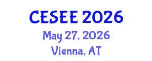 International Conference on Chemical, Energy Science and Environmental Engineering (CESEE) May 27, 2026 - Vienna, Austria