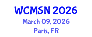 World Conference on Materials Science and Nanotechnology (WCMSN) March 09, 2026 - Paris, France