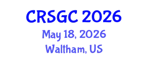 Cancer Research Summit (CRSGC) May 18, 2026 - Waltham, United States