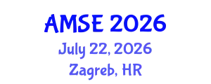 International Congress on Advanced Materials Sciences and Engineering (AMSE) July 22, 2026 - Zagreb, Croatia