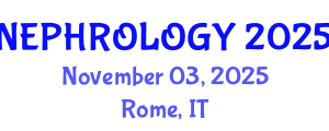 European Nephrology Conference (NEPHROLOGY) November 03, 2025 - Rome, Italy