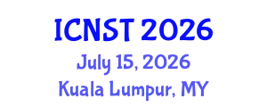 International Conference on Nanoscience and Technology (ICNST) July 15, 2026 - Kuala Lumpur, Malaysia
