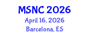 Materials Science Conference (MSNC) April 16, 2026 - Barcelona, Spain