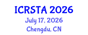 Int'l Conference on Remote Sensing Technologies and Applications July 17, 2026 - Chengdu, China