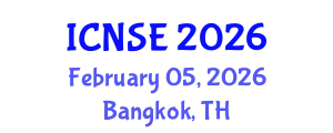 International Conference on Natural Science and Environment (ICNSE) February 05, 2026 - Bangkok, Thailand