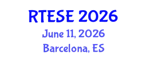 International Conference of Recent Trends in Environmental Science and Engineering (RTESE) June 11, 2026 - Barcelona, Spain