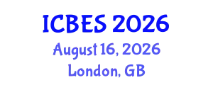 International Conference on Biomedical Engineering and Systems August 16, 2026 - London, United Kingdom
