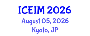 International Conference on Engineering and Innovative Materials (ICEIM) August 05, 2026 - Kyoto, Japan