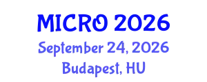 European Congress on Applied Microbiology and Beneficial Microbes (MICRO) September 24, 2026 - Budapest, Hungary