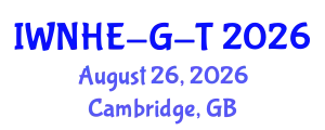 International Workshop New Horizons: Education - Generation - Technologies August 26, 2026 - Cambridge, United Kingdom