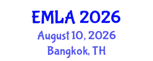 Global Conference on Artificial Intelligence, Computer Science & Machine Learning (EMLA) August 10, 2026 - Bangkok, Thailand