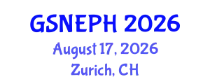 Global Summit on Nursing Education and Public Health (GSNEPH) August 17, 2026 - Zurich, Switzerland