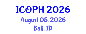 International Conference on Public Health (ICOPH) August 05, 2026 - Bali, Indonesia