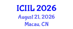 International Conference on Innovation and Industrial Logistics (ICIIL) August 21, 2026 - Macau, China