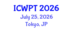 International Conference on Water Pollution and Treatment (ICWPT) July 25, 2026 - Tokyo, Japan