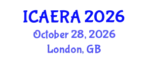 International Conference on Advances in Energy Research and Applications (ICAERA) October 28, 2026 - London, United Kingdom