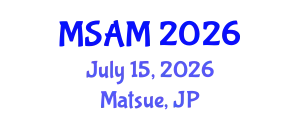 International Conference on Material Strength and Applied Mechanics (MSAM) July 15, 2026 - Matsue, Japan