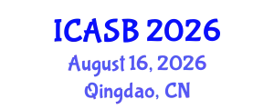 International Conference on Agricultural Science and Biotechnology (ICASB) August 16, 2026 - Qingdao, China