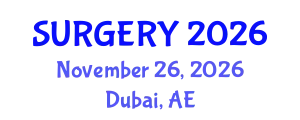 International Conference on Surgery and Anesthesia (SURGERY) November 26, 2026 - Dubai, United Arab Emirates