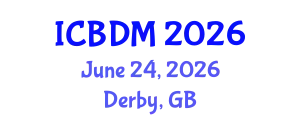 International Conference on Big Data Management (ICBDM) June 24, 2026 - Derby, United Kingdom
