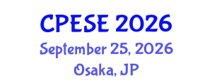 International Conference on Power and Energy Systems Engineering (CPESE) September 25, 2026 - Osaka, Japan