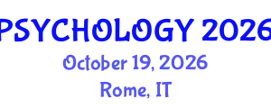 International Conference on Positive Psychology and Mental Health (PSYCHOLOGY) October 19, 2026 - Rome, Italy