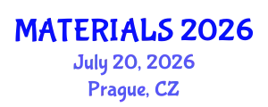 Global Summit on Materials Science and Nanoscience (MATERIALS) July 20, 2026 - Prague, Czechia