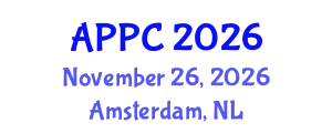 Astrophysics & Particle Physics (APPC) November 26, 2026 - Amsterdam, Netherlands