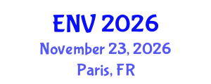 International Conference on Environmental Science, Green Energy & Plant Science (ENV) November 23, 2026 - Paris, France