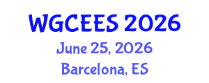 World Green Chemistry & Environmental Engineering Summit (WGCEES) June 25, 2026 - Barcelona, Spain