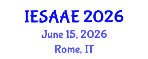 International Experts Summit on Aeronautics and Aerospace Engineering June 15, 2026 - Rome, Italy