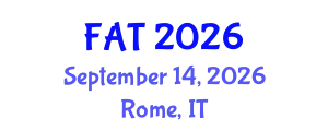 Euro-Global Conference on Food Science and Technology (FAT) September 14, 2026 - Rome, Italy