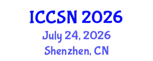 International Conference on Communication Software and Networks (ICCSN) July 24, 2026 - Shenzhen, China