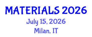 Materials Europe (MATERIALS) July 15, 2026 - Milan, Italy