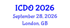 International Conference on Dentistry and Oral Health (ICDO) September 28, 2026 - London, United Kingdom