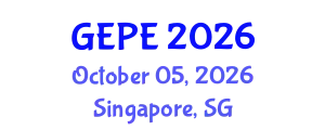 International Conference on Green Energy and Power Engineering (GEPE) October 05, 2026 - Singapore, Singapore
