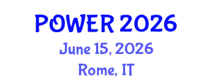 International Experts Summit on Power and Energy Engineering (POWER) June 15, 2026 - Rome, Italy