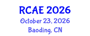 International Conference on Robotics, Control and Automation Engineering (RCAE) October 23, 2026 - Baoding, China