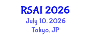 International Conference on Robotic Systems and Artificial Intelligence (RSAI) July 10, 2026 - Tokyo, Japan