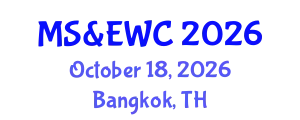 Material Science & Engineering World Conference October 18, 2026 - Bangkok, Thailand