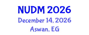 International Conference on Neutrinos and Dark Matter (NUDM) December 14, 2026 - Aswan, Egypt