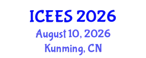 Int'l Conference on Electrochemistry and Energy Storage August 10, 2026 - Kunming, China