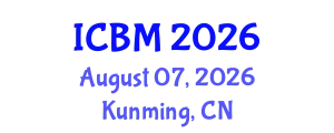 Int'l Conference on Biomedical Materials August 07, 2026 - Kunming, China