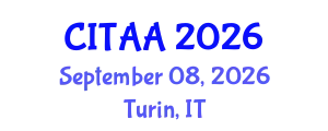 Cities’ Identity Through Architecture and Arts (CITAA) September 08, 2026 - Turin, Italy