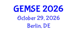 Global Event on Materials Science and Engineering October 29, 2026 - Berlin, Germany