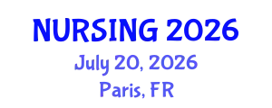 International Conference on Nursing Education & Research (NURSING) July 20, 2026 - Paris, France