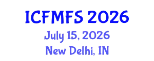 International Conference on Food Microbiology and Food Safety (ICFMFS) July 15, 2026 - New Delhi, India