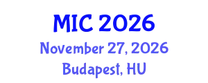 Milestones in Canada (MIC) November 27, 2026 - Budapest, Hungary