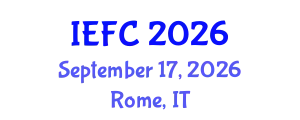 International Energy Future Conference (IEFC) September 17, 2026 - Rome, Italy