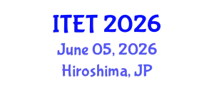 International Conference on Information Technology and Education Technology (ITET) June 05, 2026 - Hiroshima, Japan